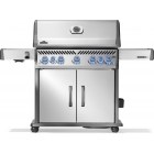 Grill gazowy Napoleon Rogue PRO-S 625 INOX z palnikiem do steków 800°C i zestawem do rożna 2025 stalowy